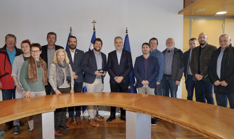 Αντιπροσωπεία της Ομοσπονδίας Εργατών Αυστρίας (ÖGB), ο πρόεδρος και στελέχη της διοίκησης ΕΚΘ συναντήθηκαν με τον δήμαρχο Θεσσαλονίκης, Κωνσταντίνο Ζέρβα